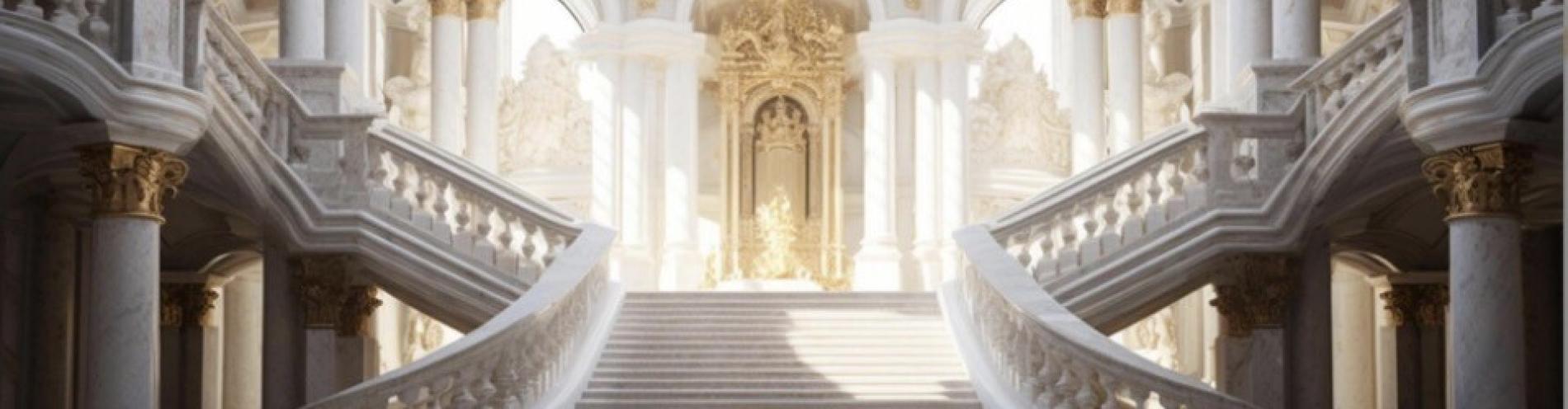 An illustration of a Venetian villa interior