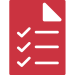 Icon of a checklist