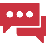 Icon of speech bubbles