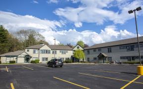An exterior view of the MaineHealth Home Health and Hospice administrative office in Saco, Maine.