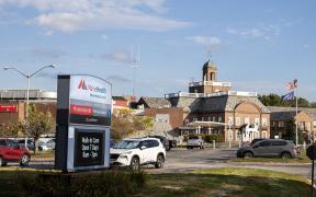 Exterior and main entrance of MaineHealth Maine Medical Center Sanford