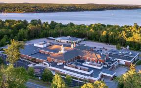 MaineHealth Waldo Hospital aerial view