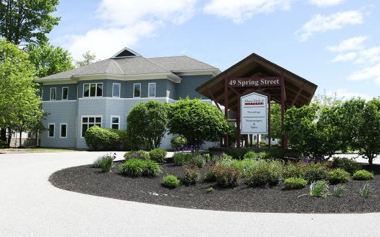 Main entrance of 49 Spring Street in Scarborough