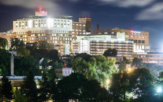 An exterior view of the MaineHealth Portland Campus
