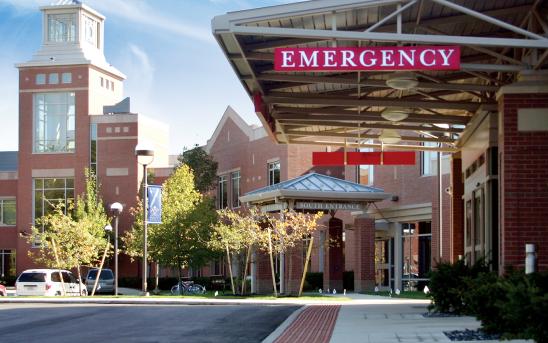 Exterior of Mid Coast Emergency Department