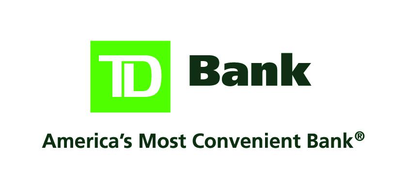 TD Bank logo with text "America's Most Convenient Bank"