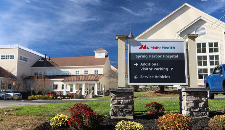 An exterior view of MaineHealth Behavioral Health at Spring Harbor